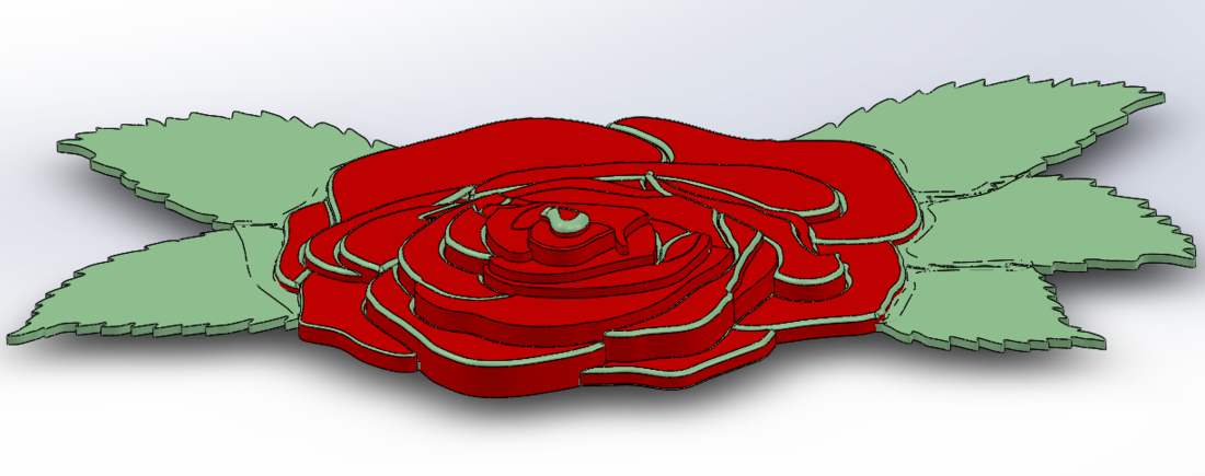 Rose 3D Print 283584