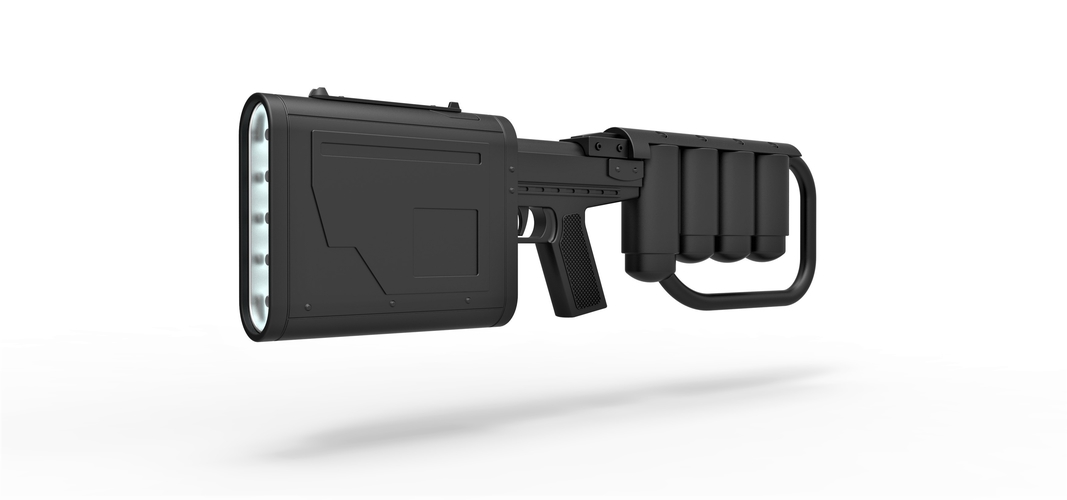 3d Printed Emp Rifle From Movie Dark Knight Rises By Cosplayitemsrock 