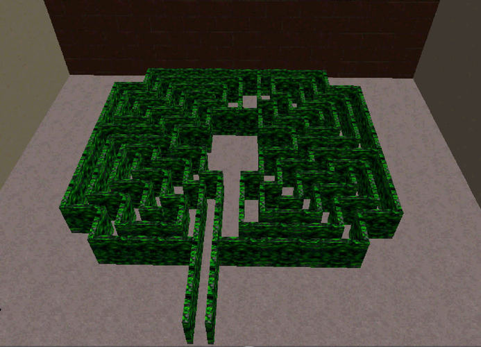 Roman 4 quadrant Rose Labyrinth 3D Print 28368