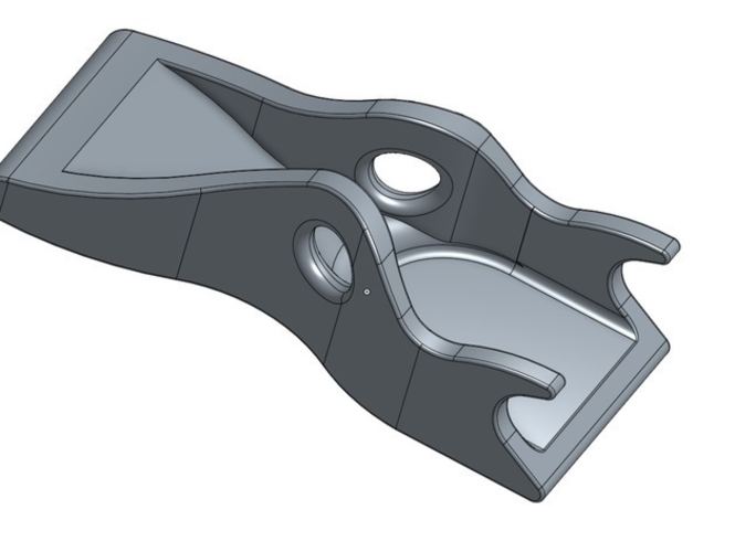 Gillete Mach3 Razor - Wall mount 3D Print 283725