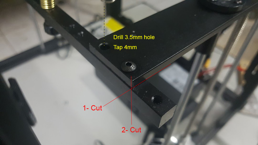 Tronxy 5sa upgrade v. 1.5 - Z motors mount  3D Print 283734