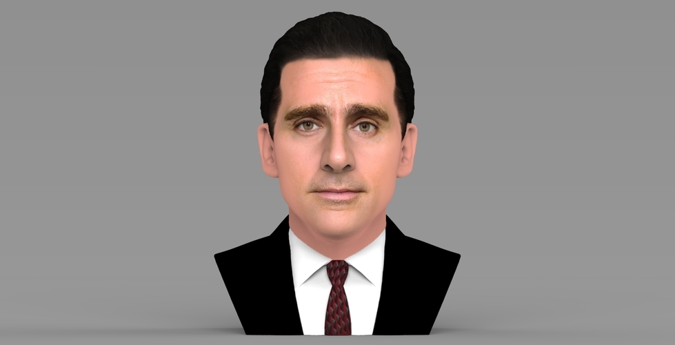 Michael Scott The Office bust ready for full color 3D printing 3D Print 283779