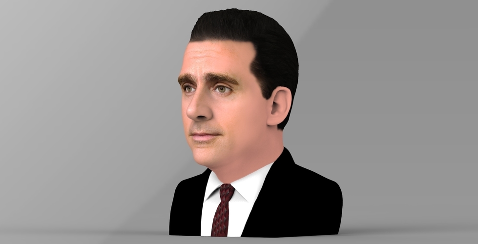 Michael Scott The Office bust ready for full color 3D printing 3D Print 283781