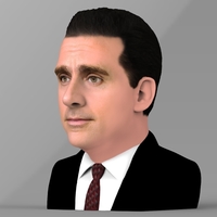Michael Scott The Office bust ready for full color 3D printing - Thumbnail 3