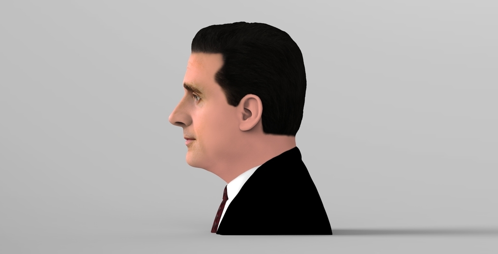 Michael Scott The Office bust ready for full color 3D printing 3D Print 283782