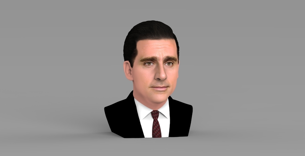 Michael Scott The Office bust ready for full color 3D printing 3D Print 283785