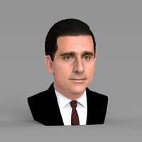 Michael Scott The Office bust ready for full color 3D printing - Thumbnail 7