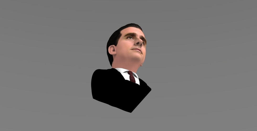 Michael Scott The Office bust ready for full color 3D printing 3D Print 283788