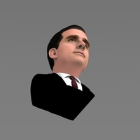 Michael Scott The Office bust ready for full color 3D printing - Thumbnail 10