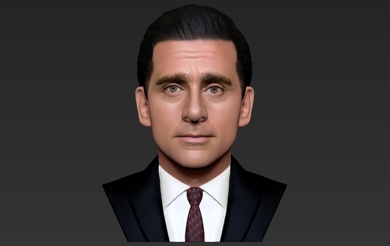 Michael Scott The Office bust ready for full color 3D printing 3D Print 283789