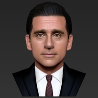 Michael Scott The Office bust ready for full color 3D printing - Thumbnail 11