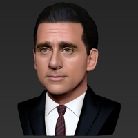 Michael Scott The Office bust ready for full color 3D printing - Thumbnail 12