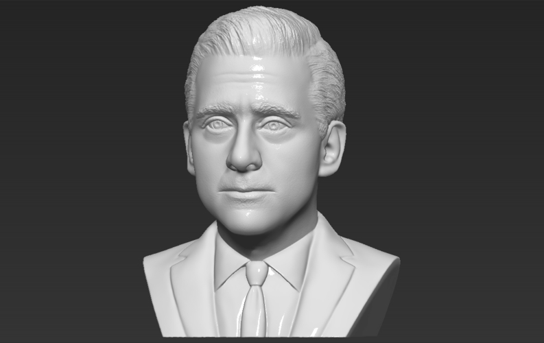 Michael Scott The Office bust ready for full color 3D printing 3D Print 283792