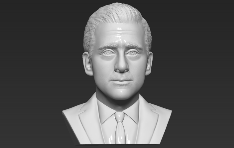 Michael Scott The Office bust ready for full color 3D printing 3D Print 283796