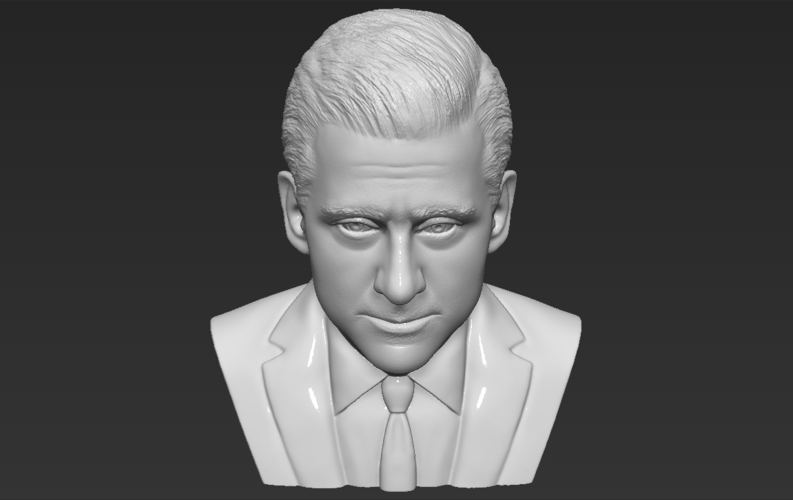 Michael Scott The Office bust ready for full color 3D printing 3D Print 283798
