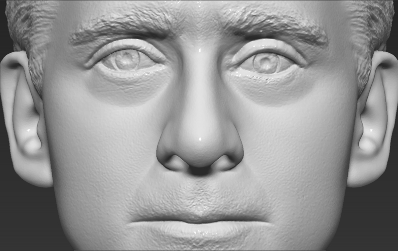 Michael Scott The Office bust ready for full color 3D printing 3D Print 283799