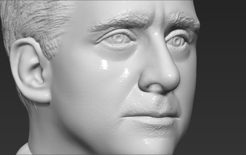 Michael Scott The Office bust ready for full color 3D printing 3D Print 283800