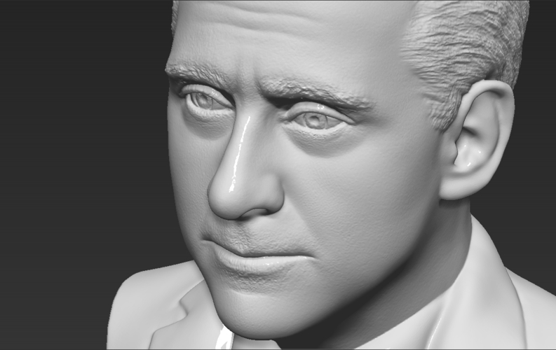 Michael Scott The Office bust ready for full color 3D printing 3D Print 283801