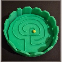 Small Labyrinthine ball game 3D Printing 28383