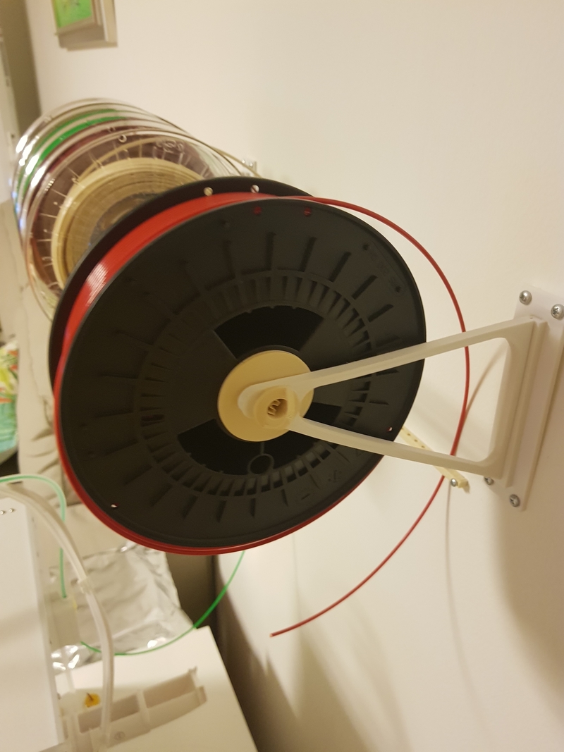 Removable Wall Filament Holder - Pinshape