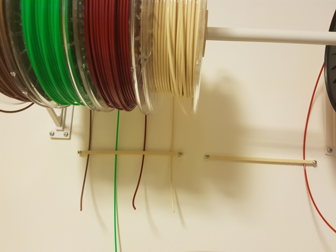 Removable Wall Filament Holder 3D Print 283864