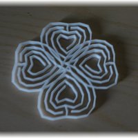 heart labyrinth, labyrinthine small (place)mat - Thumbnail 2