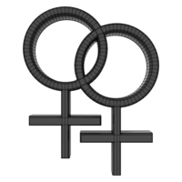 lesbian female symbol - Thumbnail 1