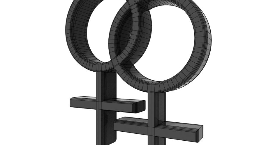 lesbian female symbol 3D Print 283952