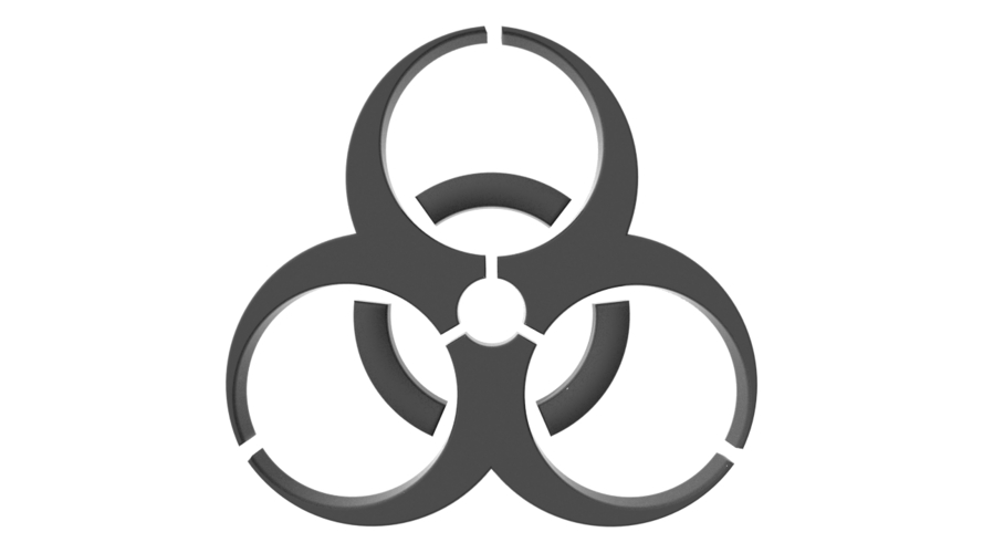 biohazard symbol 3D Print 283959