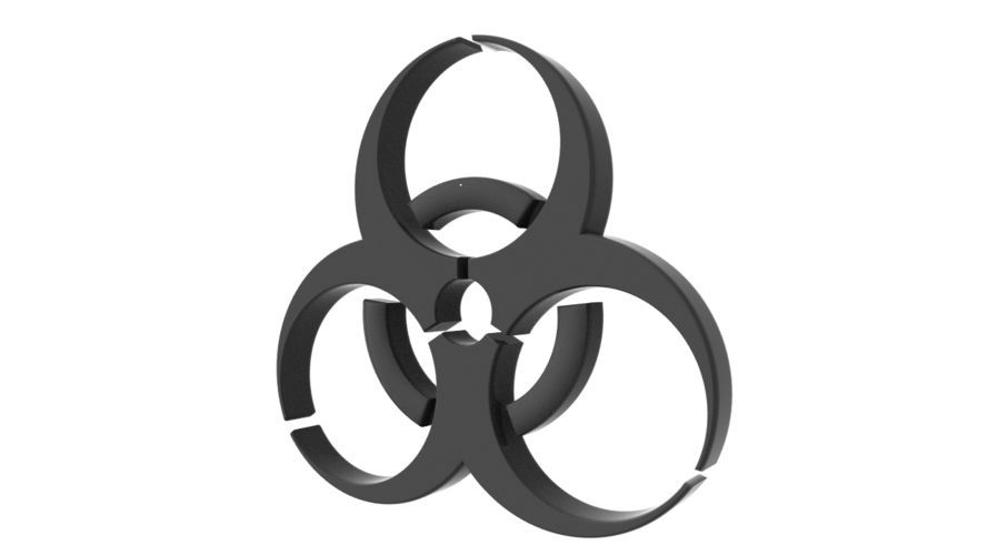biohazard symbol 3D Print 283960