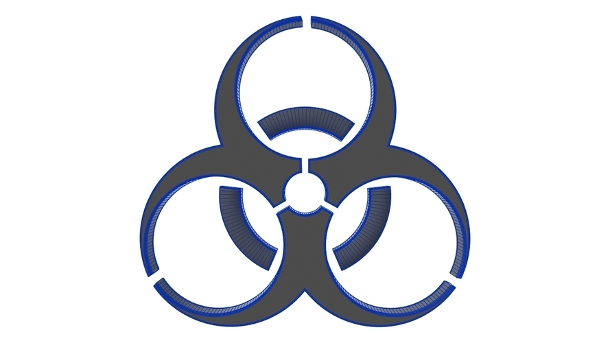 biohazard symbol 3D Print 283961