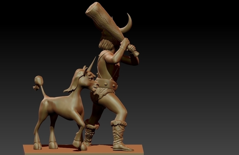 Bobby and the Unicorn - Second Pose 3D Print 283976