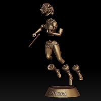 Diana from Dungeons&Dragons series - Thumbnail 1