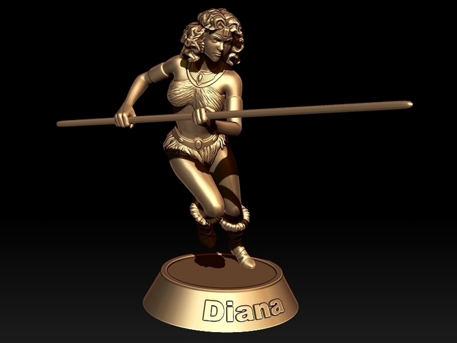 Diana from Dungeons&Dragons series 3D Print 283999