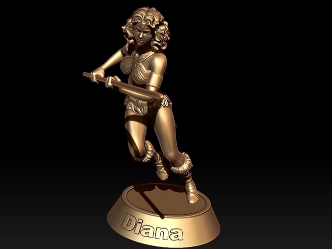Diana from Dungeons&Dragons series 3D Print 284000