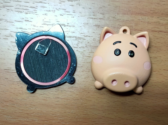 pig-Yoyo Card-nfc 3D Print 284056