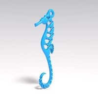 Sea horse earrings - Thumbnail 3
