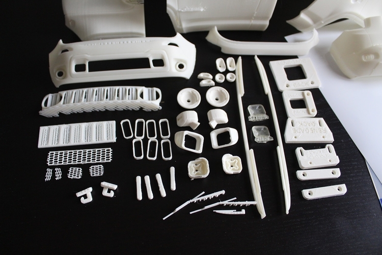 3d printed rc jeep body