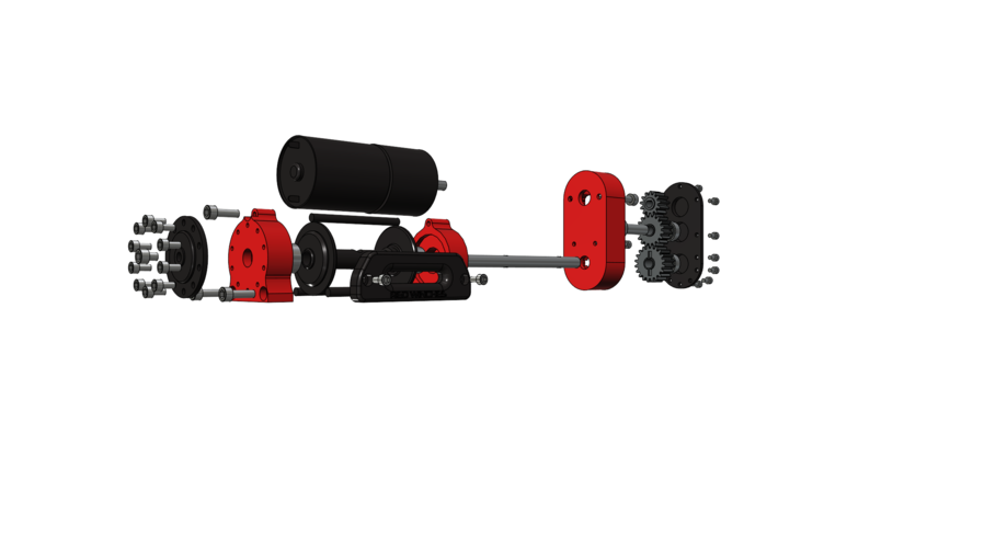 RC Power Winch 3D Print 284194