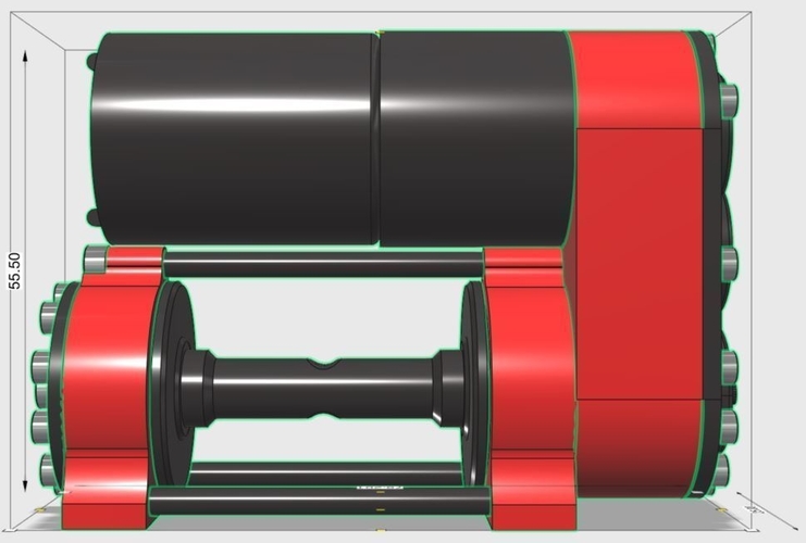 RC Power Winch 3D Print 284205