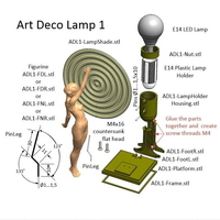 Art Deco Lamp 1 - Thumbnail 11