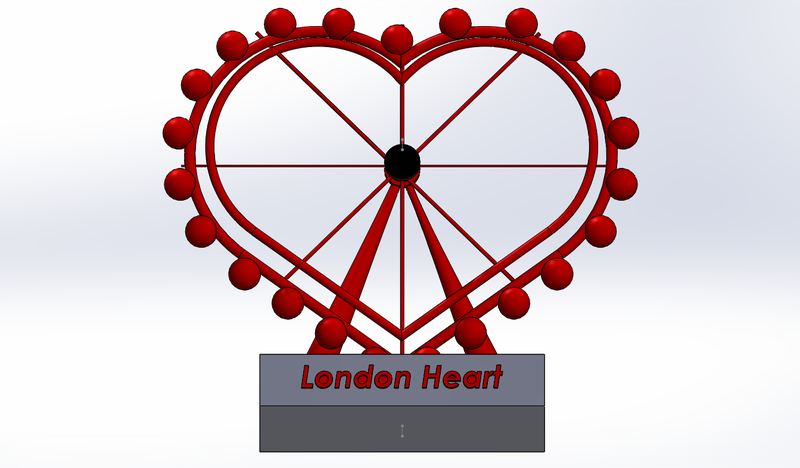 Not London eye But London heart