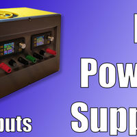Small Benchtop DC Power Supply with 2 adjustable outputs 3D Printing 284274