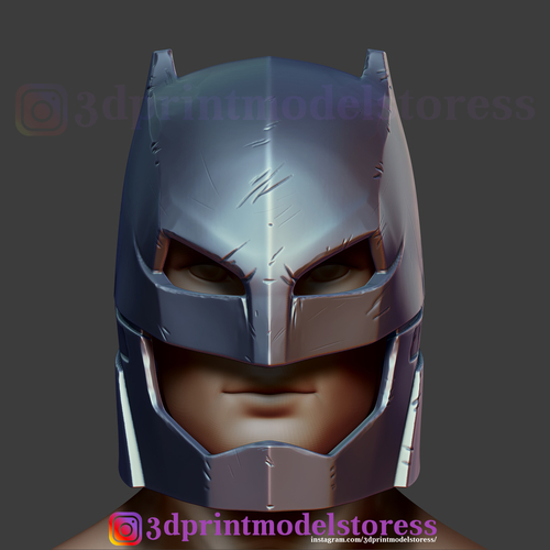 Batman vs Superman Helmet Cosplay DC Comic 3D Print Model