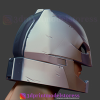 Batman vs Superman Helmet Cosplay DC Comic 3D Print Model - Thumbnail 3