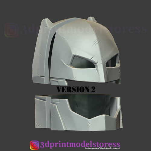 Batman vs Superman Helmet Cosplay DC Comic 3D Print Model 3D Print 284305