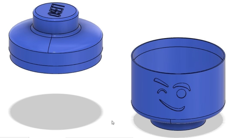 Lego Head Box - Wink