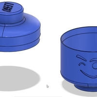 Small Lego Head Box - Wink 3D Printing 284329