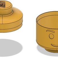 Small Lego Head Box 3D Printing 284343