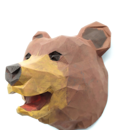 Decoration - Bear (LowPoly) 3D Print 284379